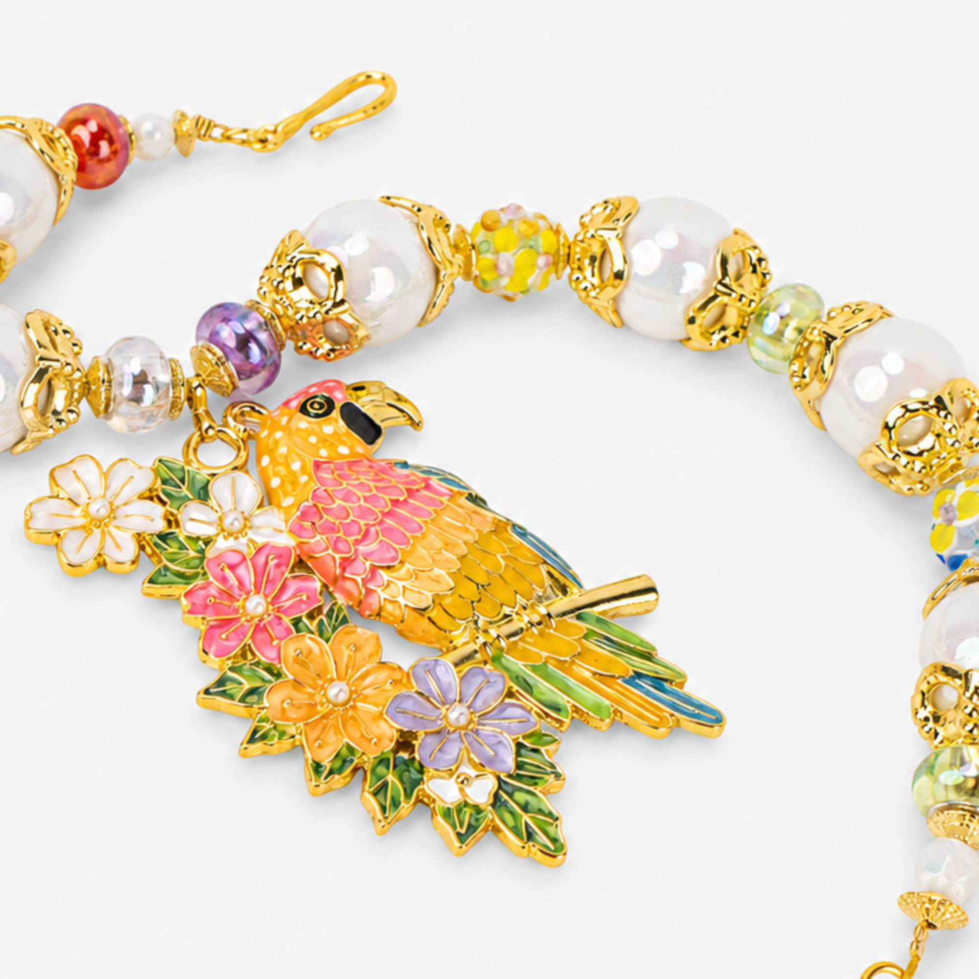 Kalani Tropical Pearl Statement Necklace,Necklaces, Sassy Jones,