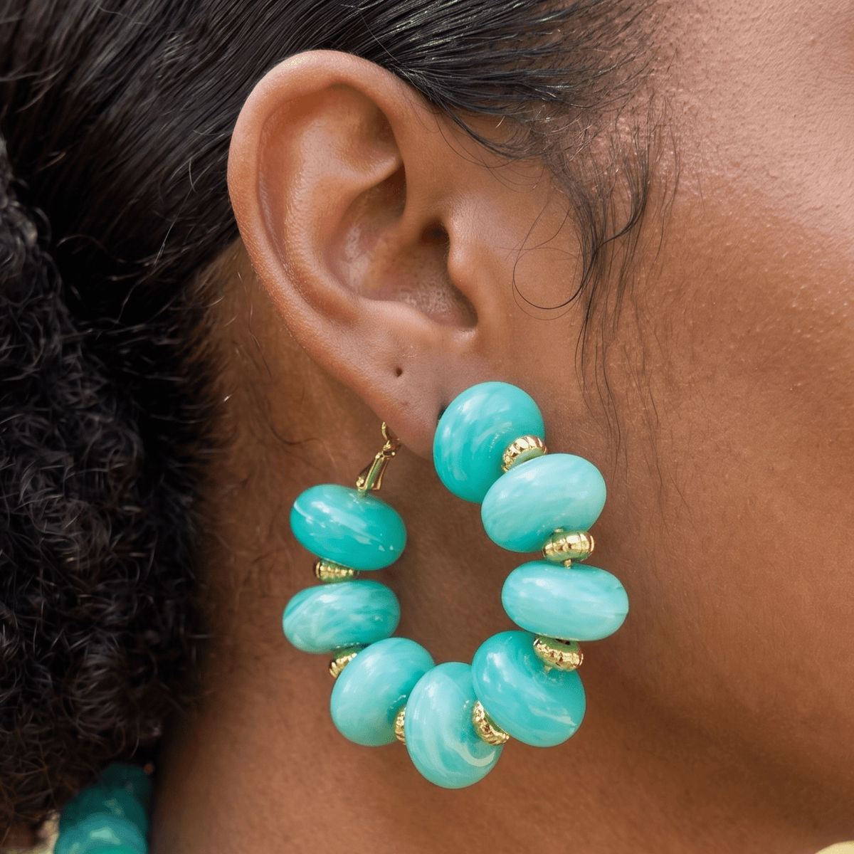 Kamaria Coconut Hoops Riviera