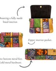 Karma Buffalo Leather Patchwork Crossbody - Wild Snakeskin,Handbags, Sassy Jones,