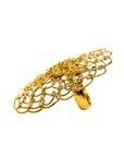 Karma Statement Cocktail Ring - Gold,Rings, Sassy Jones,