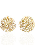 Karma Statement Earrings - Gold,Earrings, Sassy Jones,