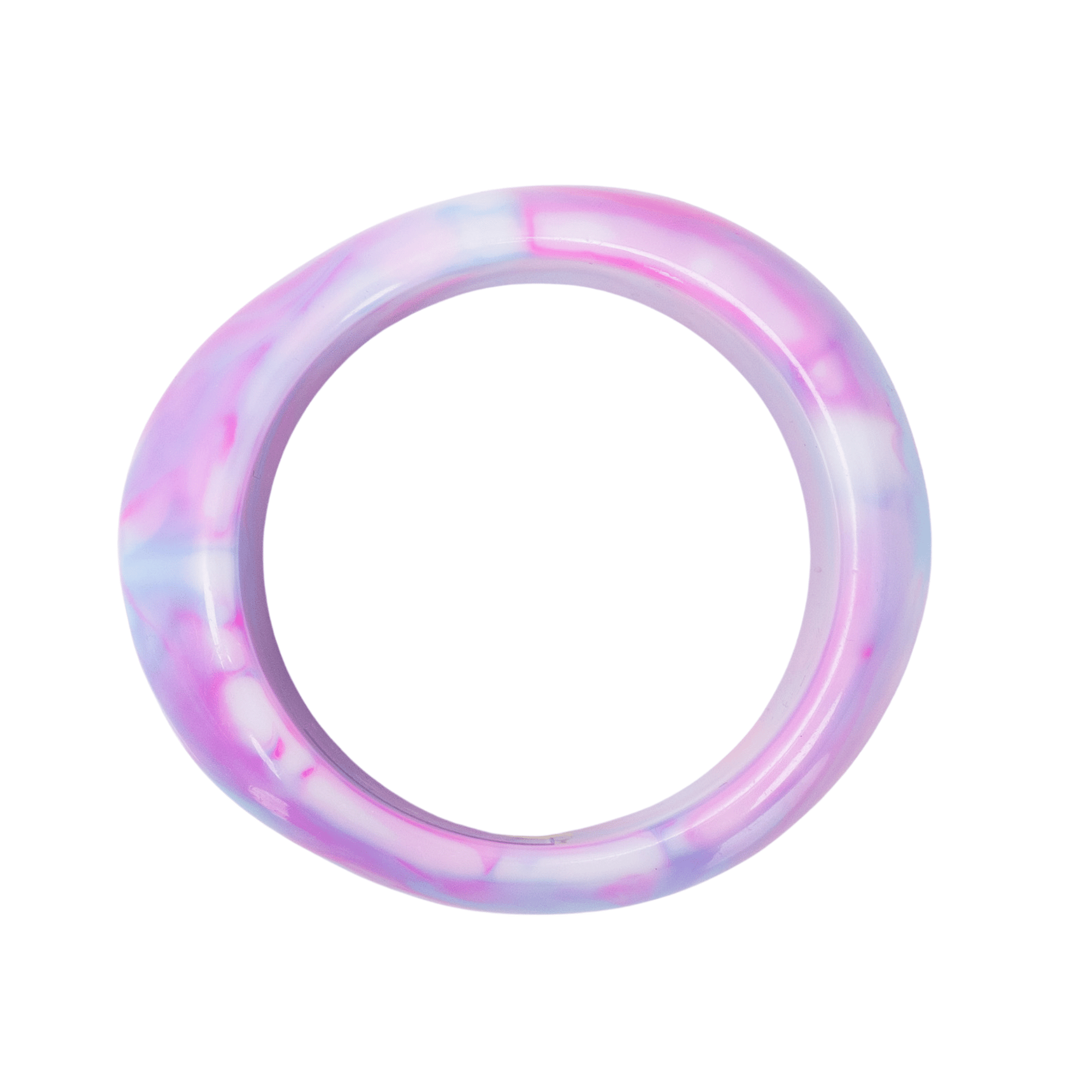Kayla Cotton Candy Swirl Bangle,Bracelets, Sassy Jones,