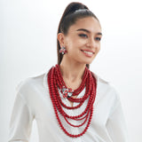 Lola Beaded Chain - Ladybug (Detachable Layers) - Sassy Jones