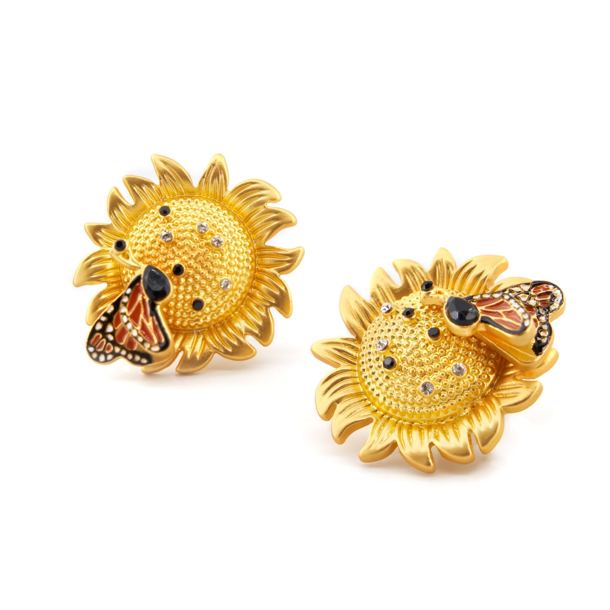 Lola Sunflower Studs Sunflower Stud Earrings Flower Stud Earrings Sunflower Jewelry Trendy Stud Earrings Floral Earrings Cute Sunflower Earrings Lola Earrings Collection Handmade Sunflower Studs Unique Flower Jewelry Sunflower Fashion Accessories Elegant Stud Earrings Sunflower Jewelry for Women Delicate Flower Earrings Stylish Sunflower Studs