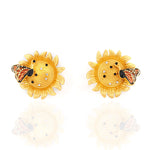 Lola Sunflower Studs Sunflower Stud Earrings Flower Stud Earrings Sunflower Jewelry Trendy Stud Earrings Floral Earrings Cute Sunflower Earrings Lola Earrings Collection Handmade Sunflower Studs Unique Flower Jewelry Sunflower Fashion Accessories Elegant Stud Earrings Sunflower Jewelry for Women Delicate Flower Earrings Stylish Sunflower Studs