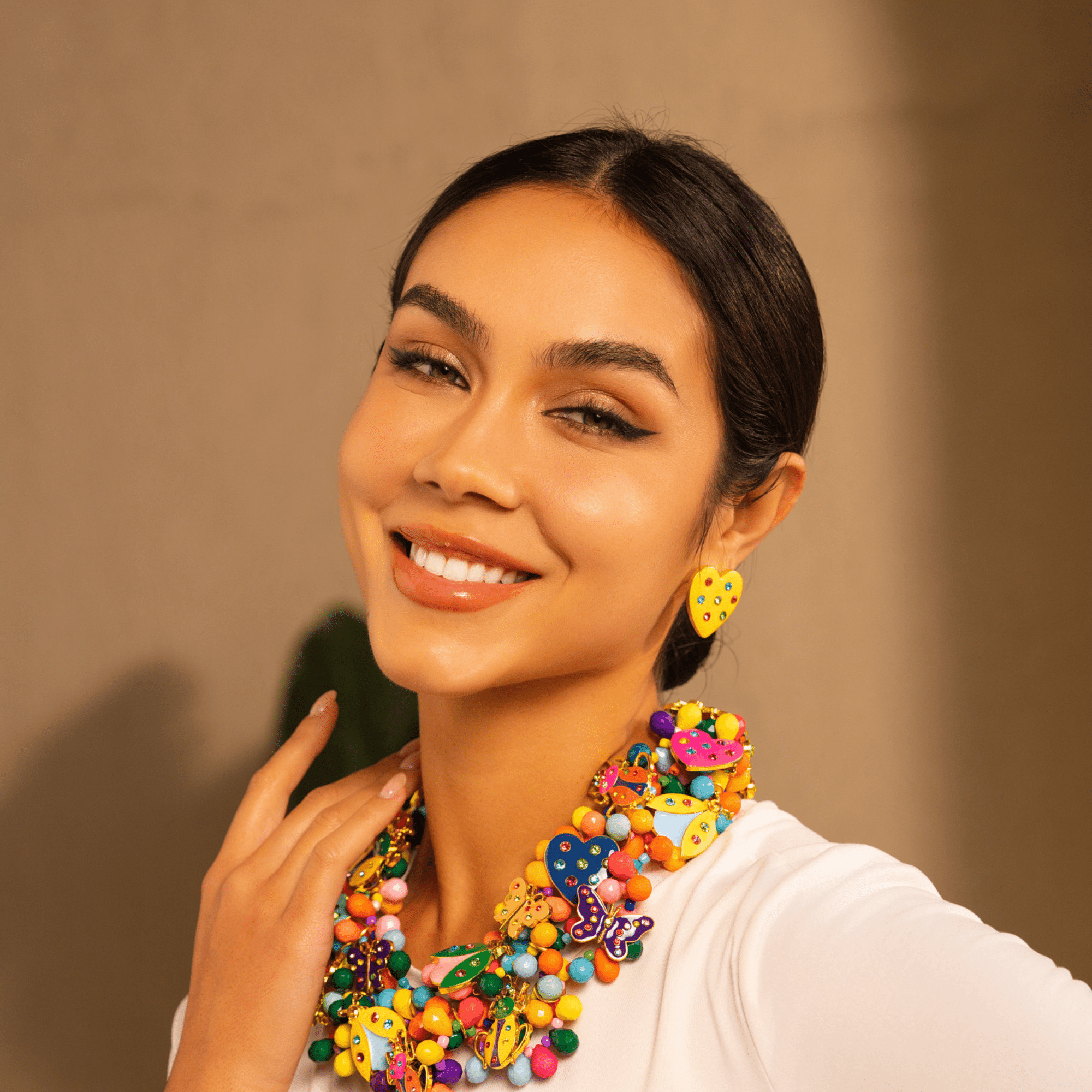 Lovebug 18k Studs - Carnivale,Earrings, Sassy Jones,