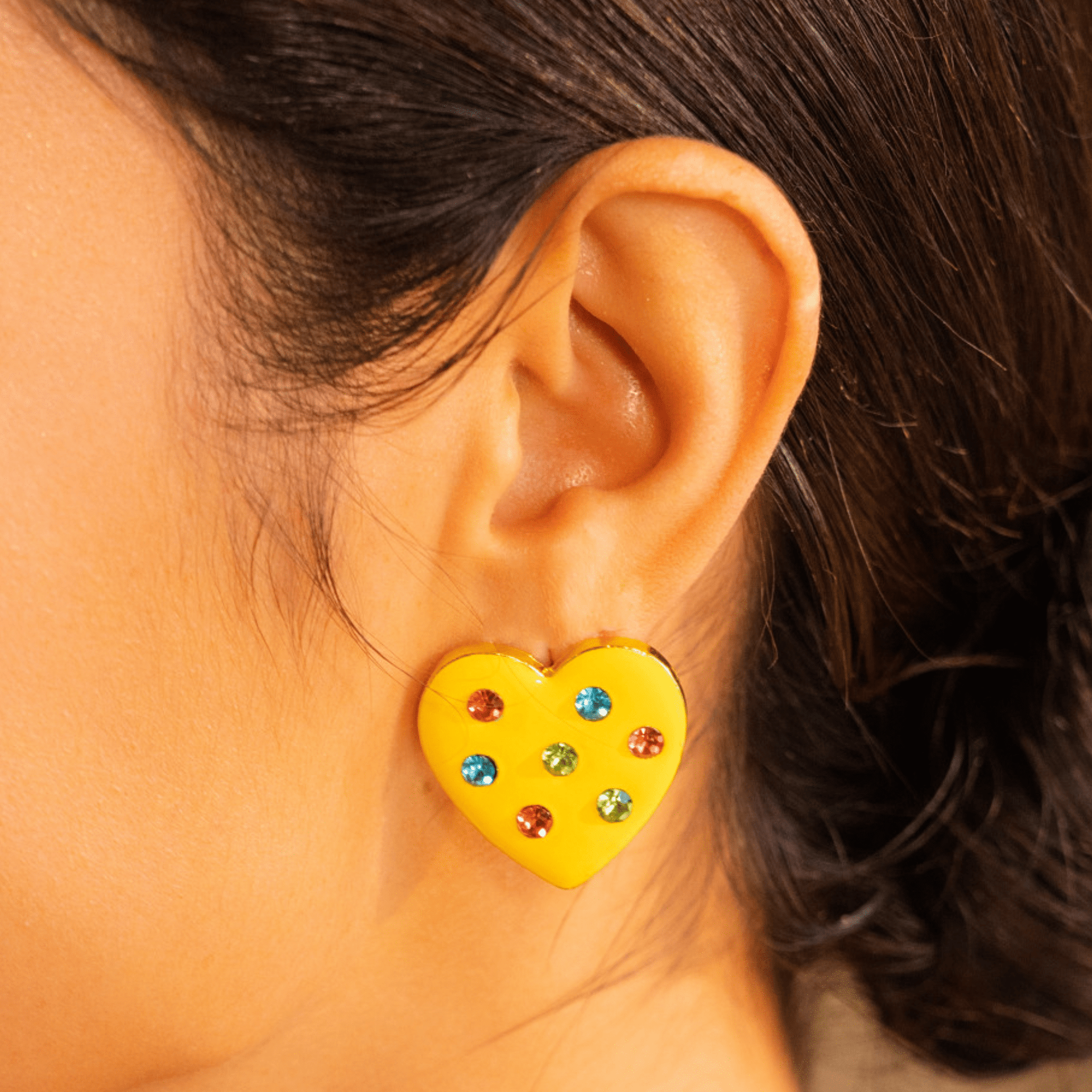 Lovebug 18K Studs Carnivale