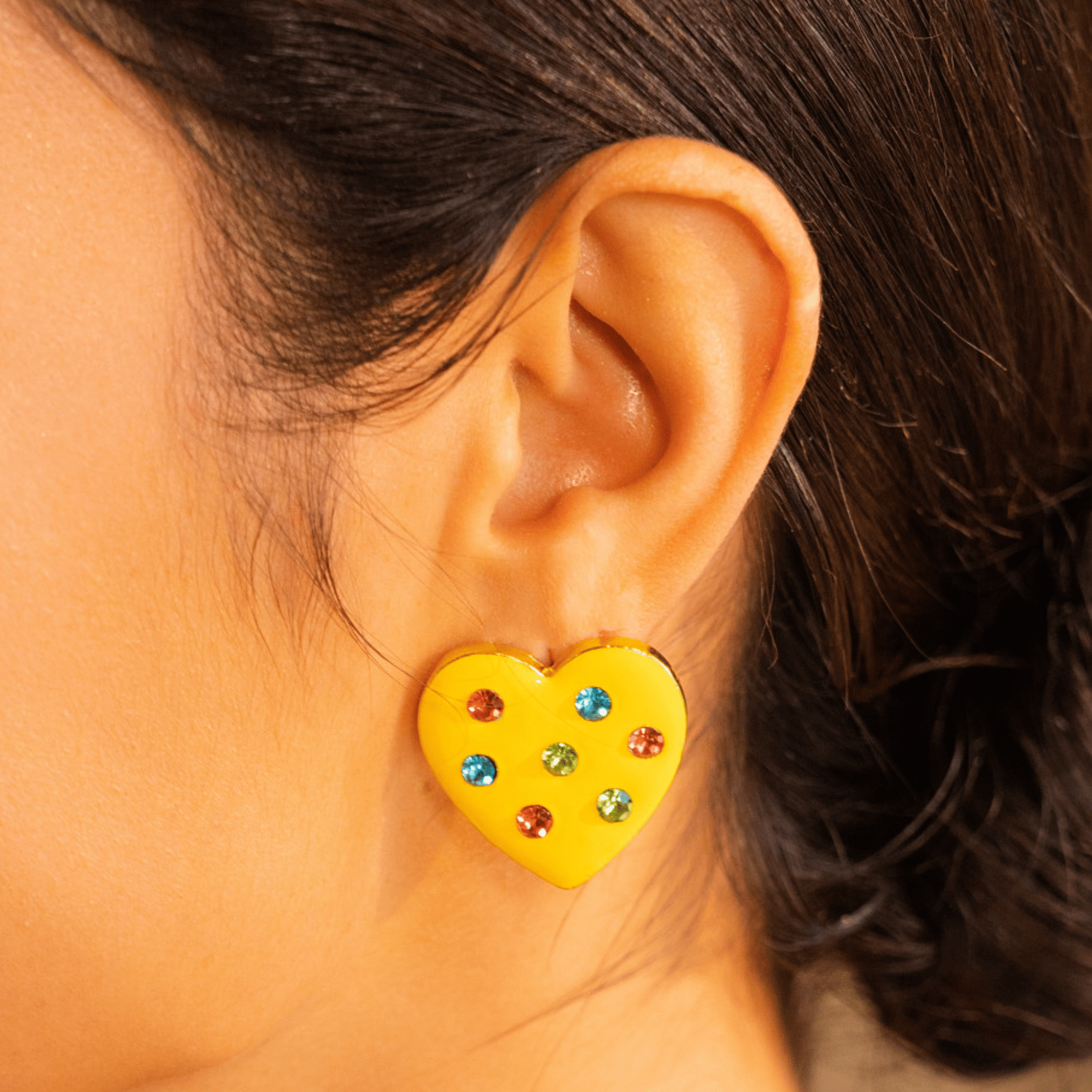 Lovebug 18k Studs - Carnivale,Earrings, Sassy Jones,