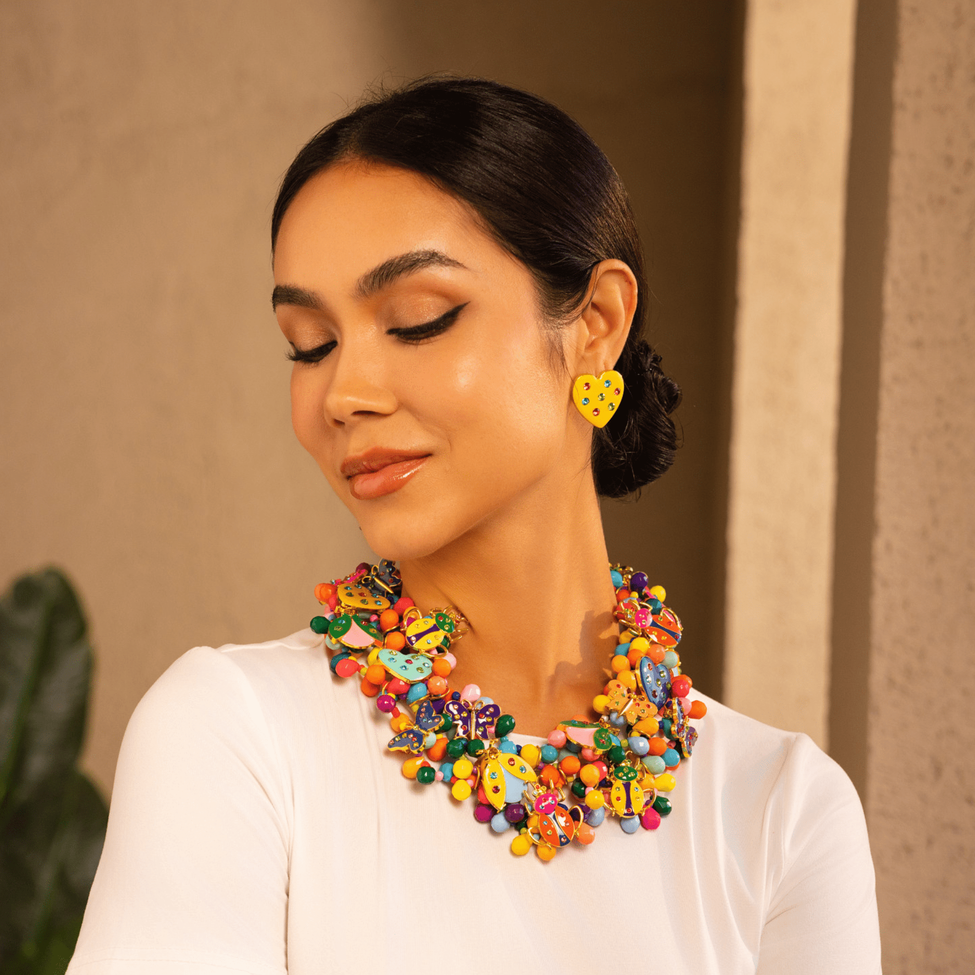 Lovebug 18k Studs - Carnivale,Earrings, Sassy Jones,