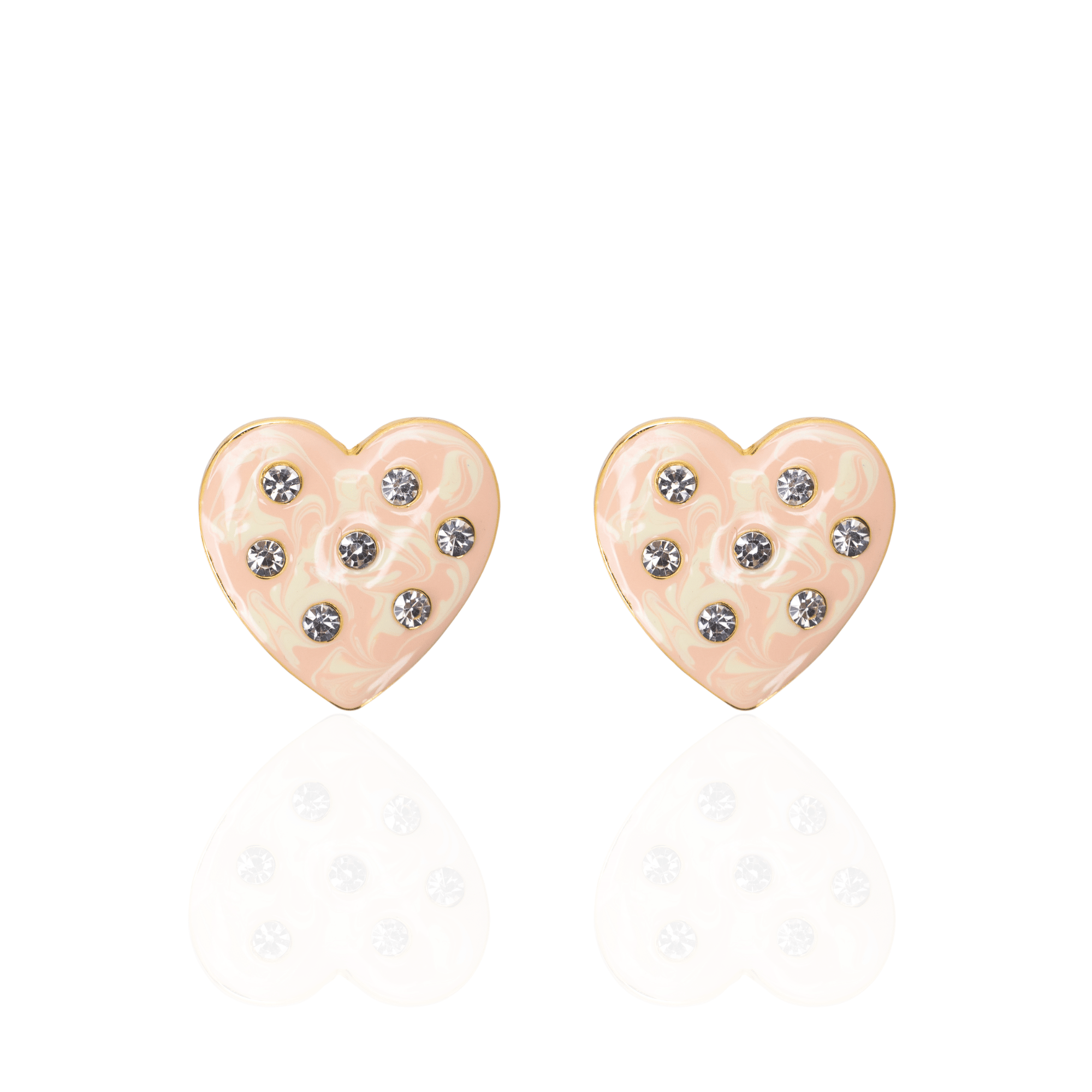 Lovebug 18k Studs - Cream,Earrings, Sassy Jones,