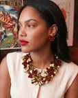 Lovebug 18k Studs - Crimson,Earrings, Sassy Jones,