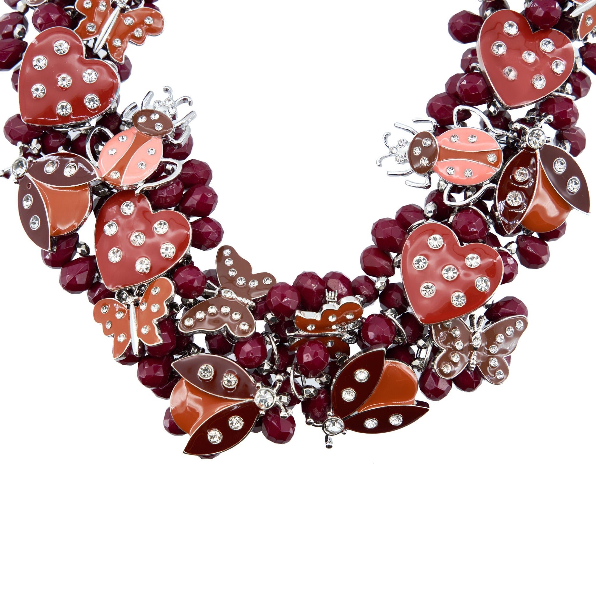 Lovebug Bib - Burgundy