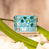 Lovebug Stretch Cuff - Teal Mint