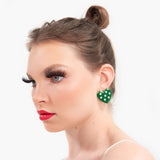 Lovebug Studs - Grass Green - Sassy Jones