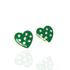 Lovebug Studs - Grass Green - Sassy Jones