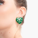 Lovebug Studs - Grass Green - Sassy Jones