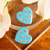 Lovebug Studs - Teal Mint