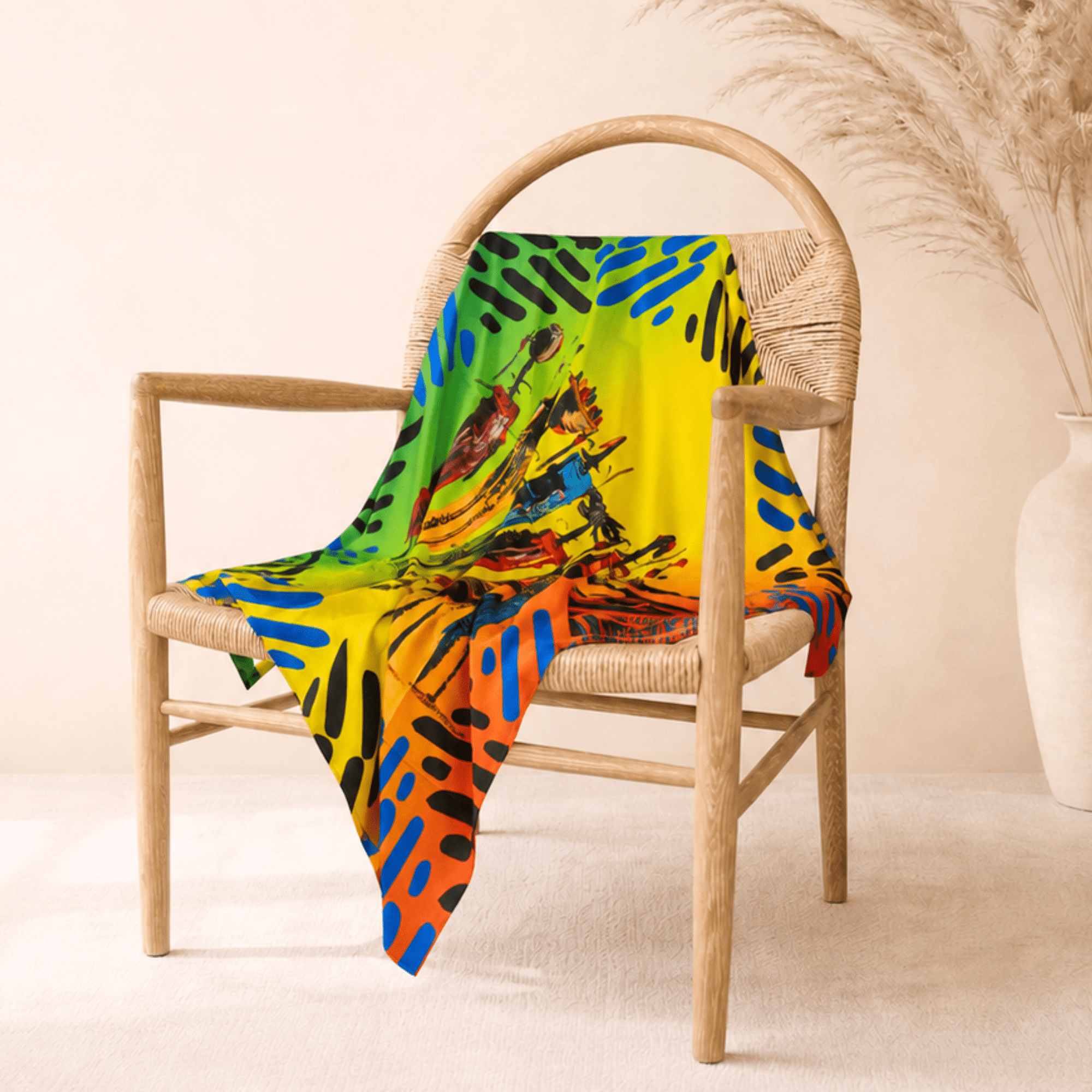 Maasai Luxe Scarf 33" x 33",Scarves, Sassy Jones,