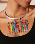 Maasai Sherrie Choker - Silver