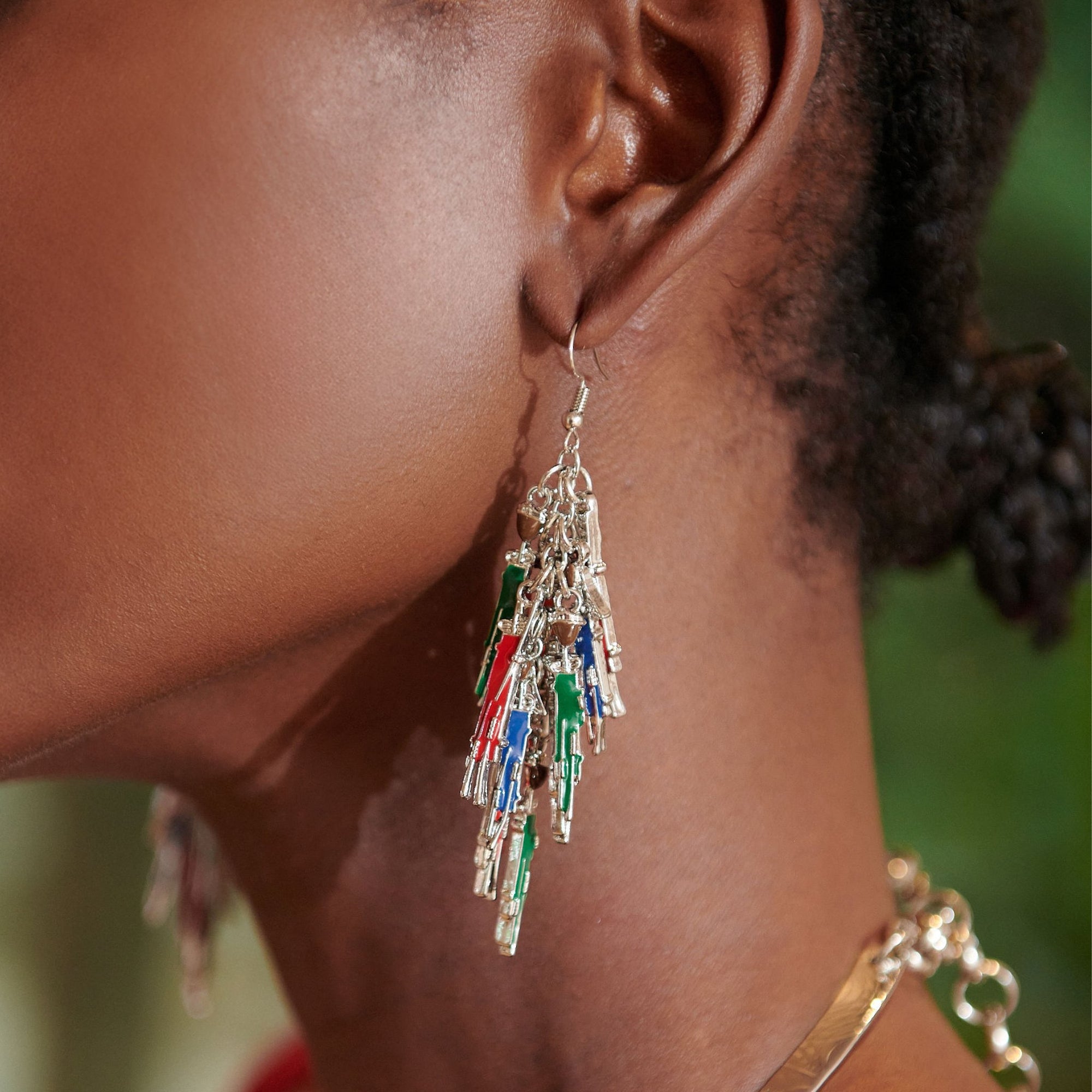 Maasai Sherrie Dangles,Earrings, Sassy Jones,