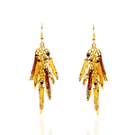 Maasai Sherrie Dangles - Gold,Earrings, Sassy Jones,