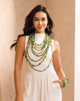Makemba 2 - in - 1 Jasper Statement Chain - Emerald Legacy,Necklaces, Sassy Jones,