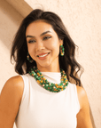 Makemba Jasper Hoops - Emerald Legacy,Earrings, Sassy Jones,