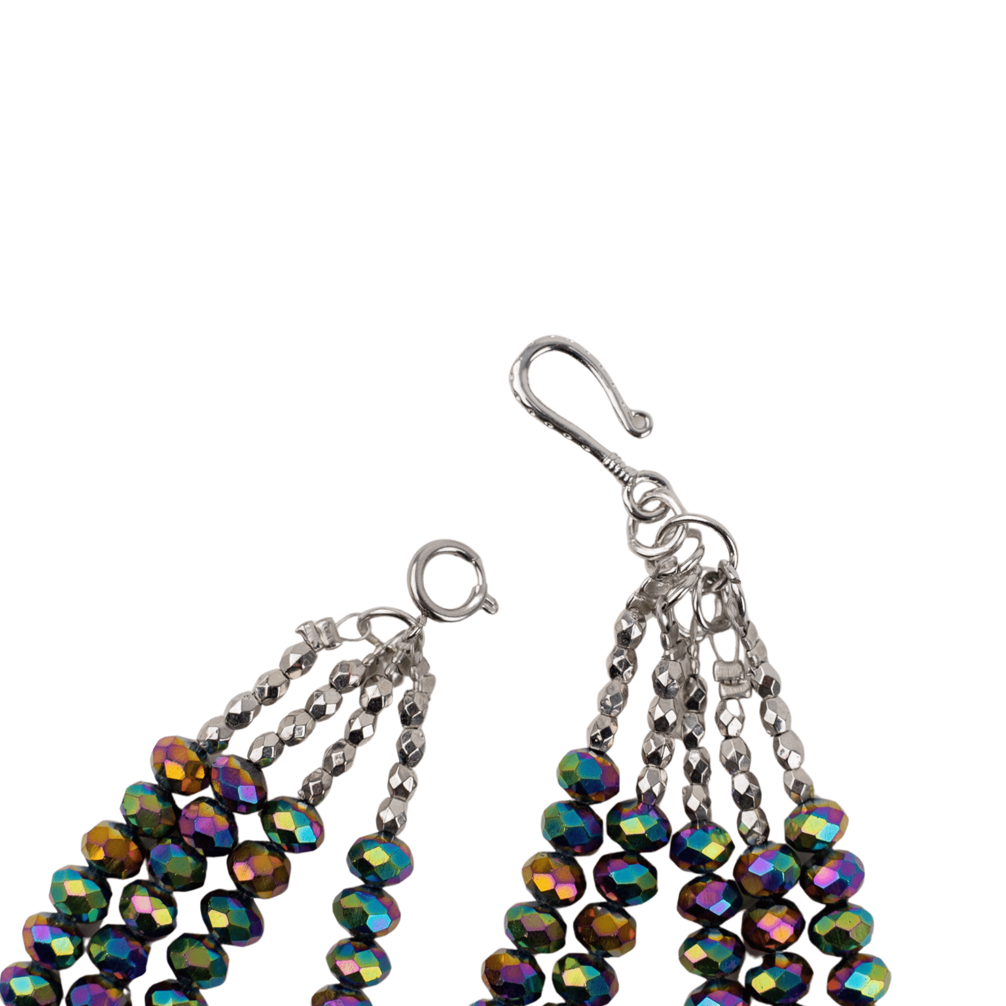 Malia Glass Beaded 2 - in - 1 Necklace - Kaleidokiss,Necklaces, Sassy Jones,