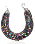 Malia Glass Beaded 2 - in - 1 Necklace - Kaleidokiss,Necklaces, Sassy Jones,