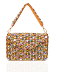 Malia Glass Beaded Tote - Sienna Sage,Handbags, Sassy Jones,