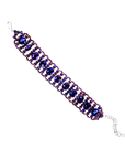 Malia Glass Choker - Dark Purple,Necklaces, Sassy Jones,