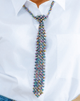 Malia Glass Necktie - Kaleidokiss,Necklaces, Sassy Jones,