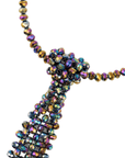 Malia Glass Necktie - Kaleidokiss,Necklaces, Sassy Jones,