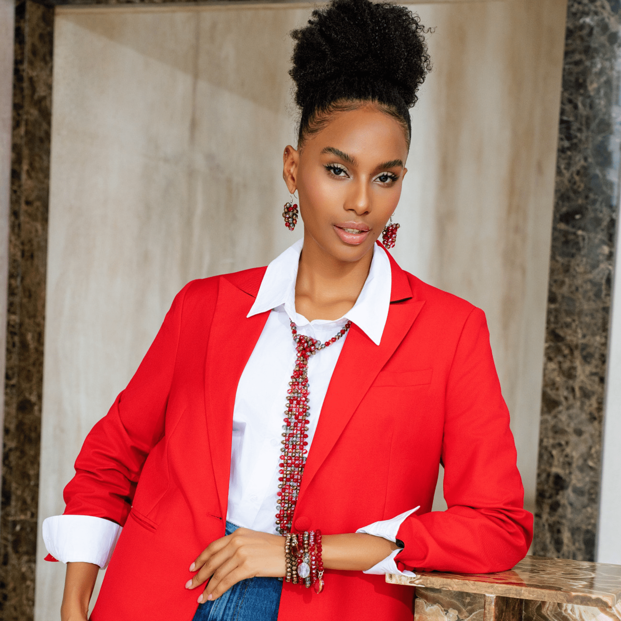 Malia Glass Sparkler Dangles - Hollidazzle,Earrings, Sassy Jones,