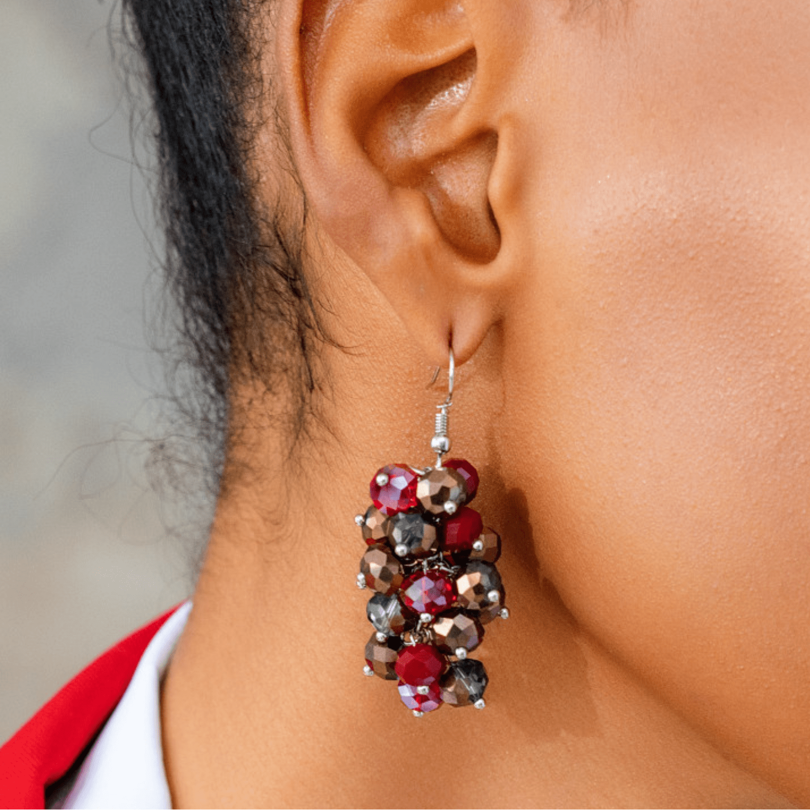 Malia Glass Sparkler Dangles - Hollidazzle,Earrings, Sassy Jones,