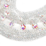 Malia Glass Sparkler Necklace - Clear Ice (Detachable Layers)