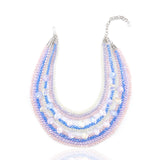 Malia Glass Sparkler Necklace - Unicorn Pastel (Detachable Layers)