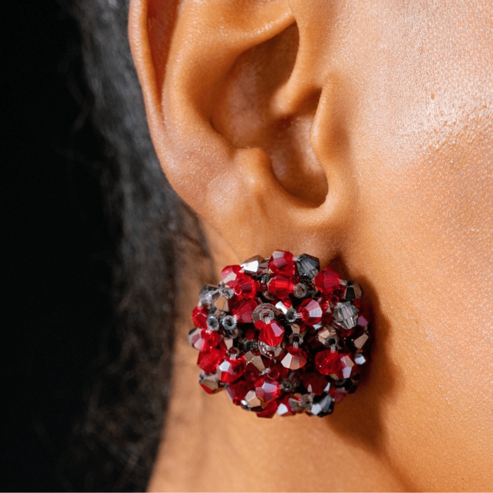 Malia Glass Sparkler Studs - Hollidazzle,Earrings, Sassy Jones,