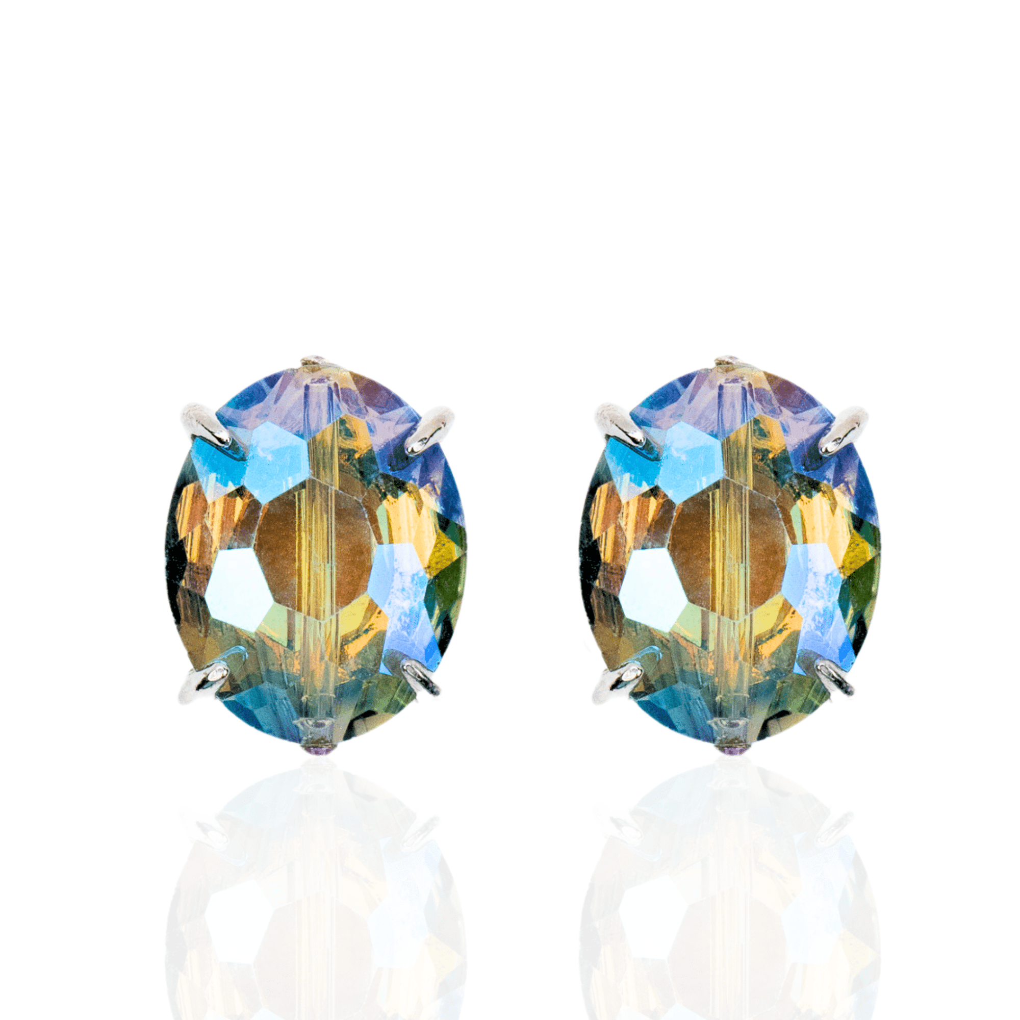 Malia Glass Studs - Rich Auntie,Earrings, Sassy Jones,