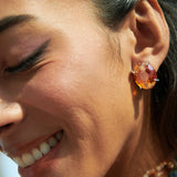 Malia Glass Studs - Sienna,Earrings, Sassy Jones,