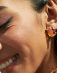 Malia Glass Studs - Sienna,Earrings, Sassy Jones,