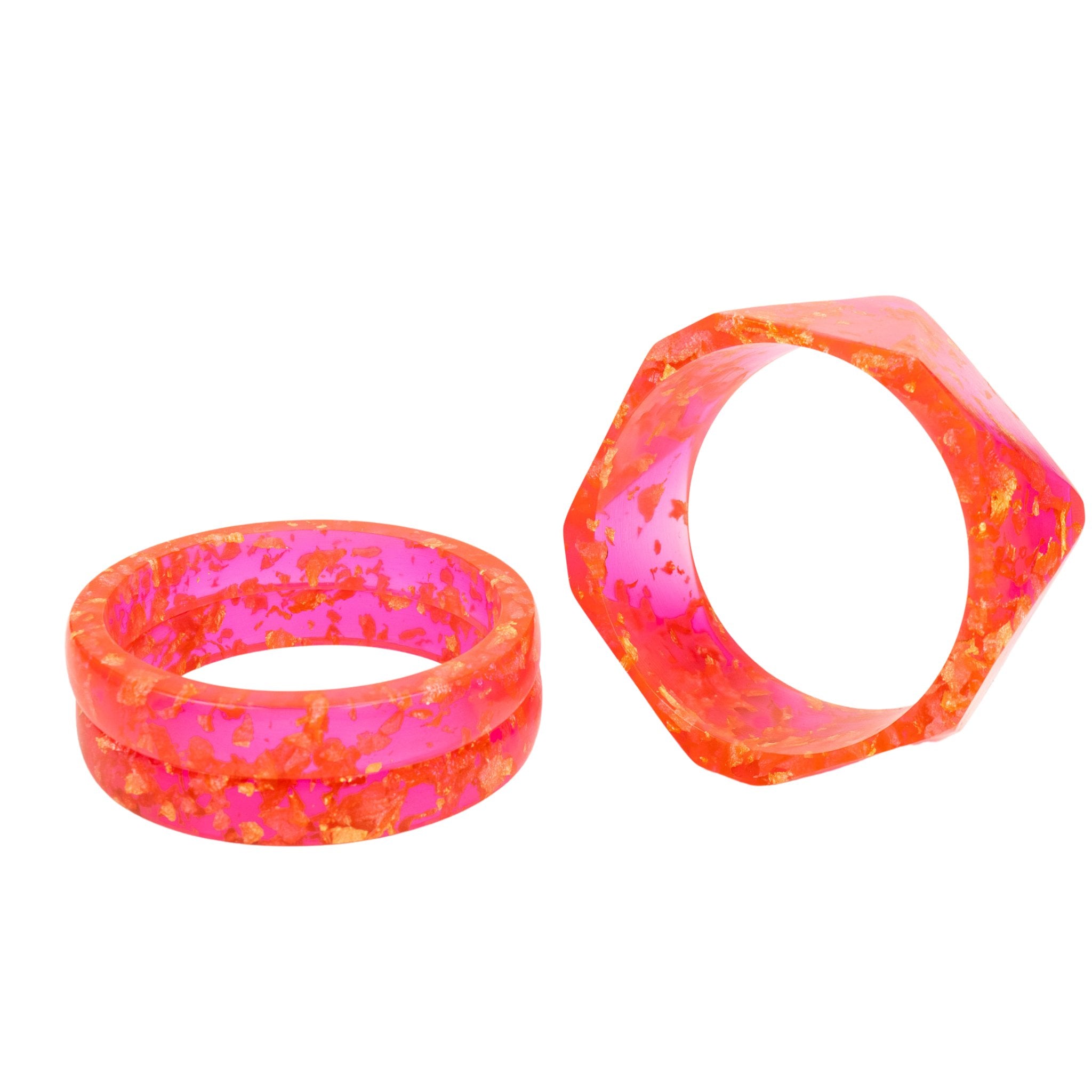 Malika Bangle - Hot Pink,Bracelets, Sassy Jones,