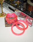 Malika Bangle - Hot Pink,Bracelets, Sassy Jones,