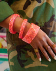 Malika Bangle - Hot Pink,Bracelets, Sassy Jones,