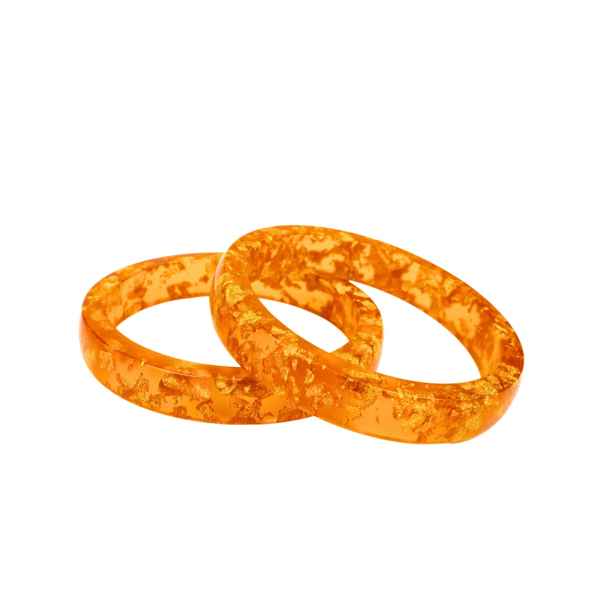 Malika Bangle - Orange,Bracelets, Sassy Jones,