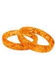 Malika Bangle - Orange,Bracelets, Sassy Jones,