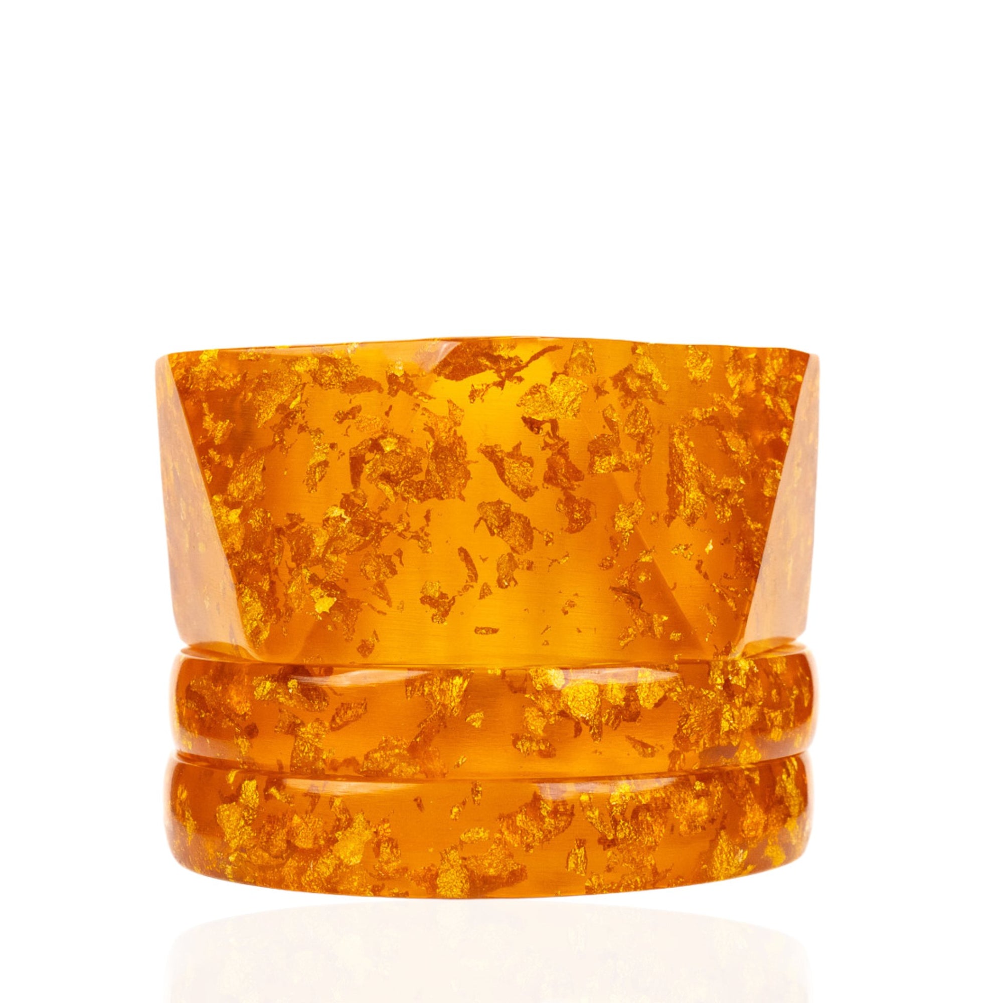 Malika Bangle - Orange,Bracelets, Sassy Jones,