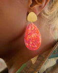 Malika Dangles - Hot Pink,Earrings, Sassy Jones,