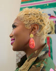 Malika Dangles - Hot Pink,Earrings, Sassy Jones,