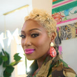 Malika Dangles - Hot Pink,Earrings, Sassy Jones,